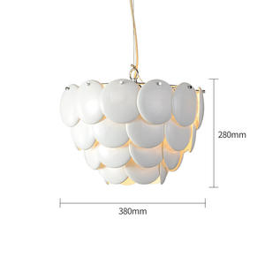 Nordico LED <span class=keywords><strong>lampadari</strong></span> in ceramica di lusso bianco decorazione per la casa pendente illuminazione soggiorno sala <span class=keywords><strong>da</strong></span> pranzo Art <span class=keywords><strong>sospensione</strong></span> Lustre - Product Image 5