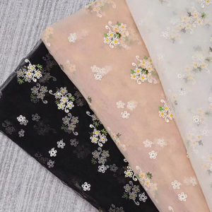 2025 Vintage Tulle dentelle tissu petite fleur <span class=keywords><strong>de</strong></span> prunier broderie bas <span class=keywords><strong>prix</strong></span> pour <span class=keywords><strong>suisse</strong></span> Net broderie tissu pour chaussures pour enfants - Product Image 1