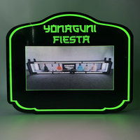 Letrero LED Luminoso Personalizado con Logotipo para Club Nocturno, Presentador de Botellas VIP, Tablero de Letras con Mensajes, para Mostrar Videos e Imágenes