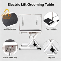 Table de toilettage électrique pour animaux de compagnie EUR PET avec prise, table de toilettage portable pour chat et chien