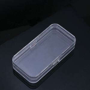 صندوق تخزين أكريليك شفاف ضيق للمكتب لتنظيم الأغراض الصغيرة والمفاتيح - Product Image 1
