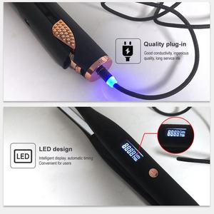 เครื่องหนีบผมแบบ2 in 1ขนาด<span class=keywords><strong>เล็ก</strong></span>สำหรับมืออาชีพ, ที่หนีบผมตรงแบบไร้สายขนาดเล็กสำหรับผู้ชายและผู้หญิง - Product Image 3