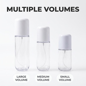 Bouteilles <span class=keywords><strong>de</strong></span> vaporisation fine à brume fine en PET <span class=keywords><strong>de</strong></span> 80/100/120 ml, vaporisateurs portables rechargeables pour les produits <span class=keywords><strong>de</strong></span> soin <span class=keywords><strong>de</strong></span> la peau et du corps avec logo personnalisé - Product Image 3