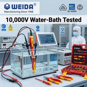 WEIDA 18PCS VDE 1000V Insulated Tool Kit IEC 60900 Certified High Voltage Electrician Repair <b>Set</b> WH07317 IEC 60900 2018 Complian - Product Image 6