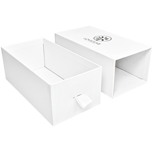 Custom High-End Magnetic Drawer Gift Box for Skincare & Cosmetic Rigid Paperboard Box with Custom Logo for & Serum - Product Image 2
