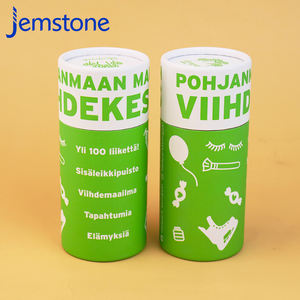 Custom Design Recyclable Food Herbal Gel Capsule Kraft Cardboard Cylinder Packaging Box <b>Protein</b> <b>Powder</b> Paper Tube Container - Product Image 6