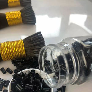 Extensions de cheveux 100% vierges naturels, double épaisseur, en gros, avec kératine italienne, pointes en <span class=keywords><strong>U</strong></span>/plates/en I - Product Image 6