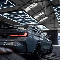 Offre Spéciale voiture atelier hexagone Led lumière Garage haute qualité hexagonal lavage voiture magasin éclairage