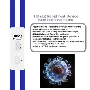 <span class=keywords><strong>Test</strong></span> rapide d'antigène <span class=keywords><strong>HBsAg</strong></span> en cassette, manuel, alimentation électrique, <span class=keywords><strong>test</strong></span> de grossesse en plastique - Product Image 2