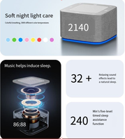 Nouvelle machine à bruit blanc intelligente pour le sommeil, haut-parleur avec lumière respirante RVB, machine sonore d'aide au sommeil