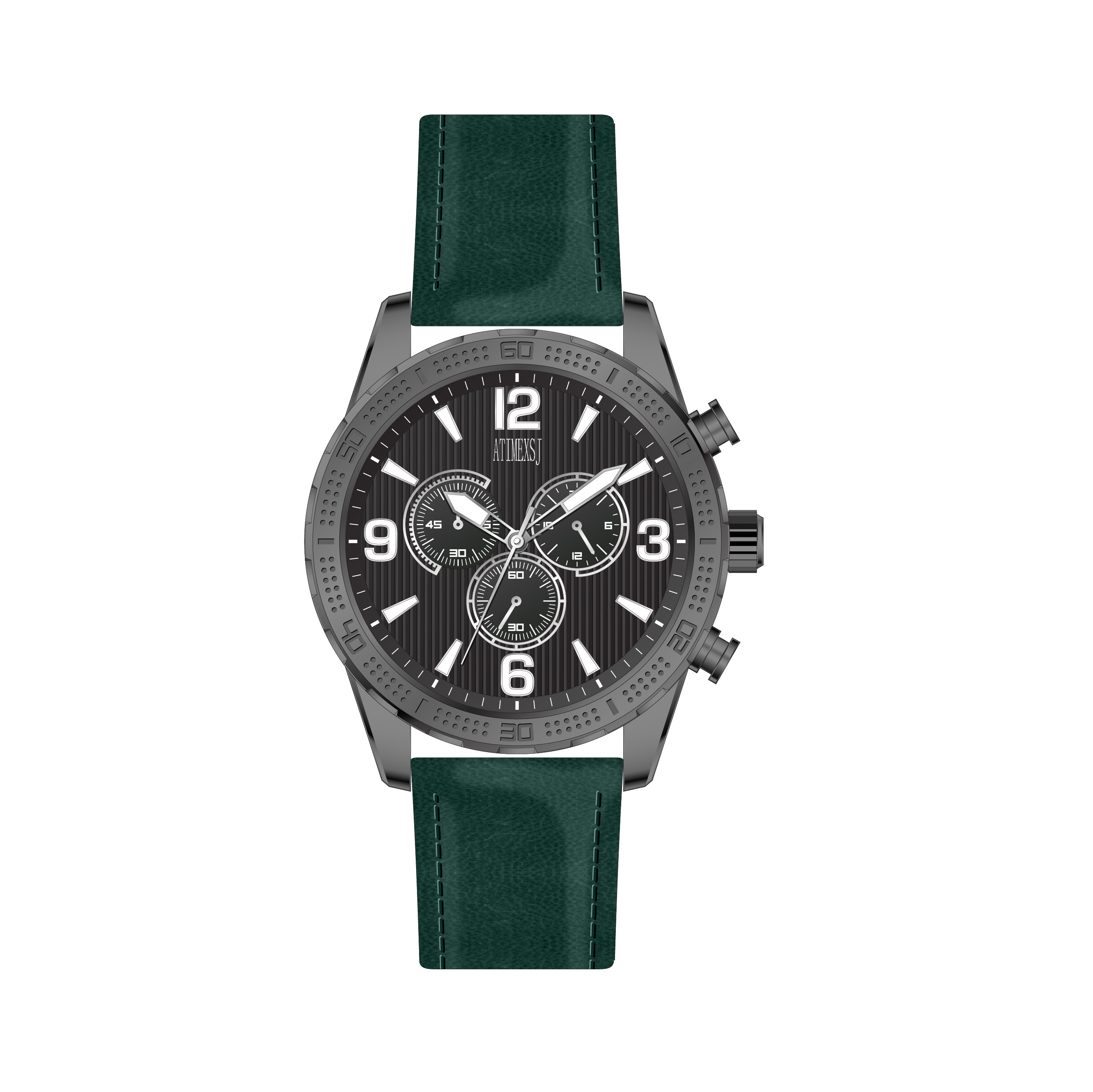 Black -Dark green