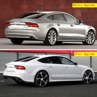 Pièces automobiles A7 S7 2011-2015 Modifié en RS7 Style Pare-chocs avant avec calandre et diffuseur arrière Feux arrière Kit carrosserie pour Audi
