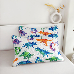 Juego de Ropa de Cama con Tema de Dinosaurios de Dibujos Animados, Juego de Funda de Edredón Ligera, Suave y Transpirable para el Dormitorio - Product Image 4