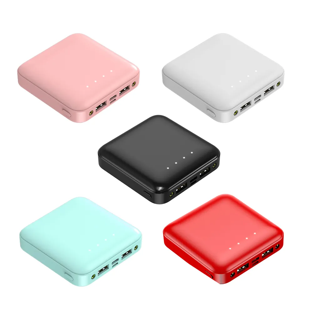 Hot Products Portable Charger 10000 Mah Led Display Powerbank Slim Portable External Power Bank With Dual Output Ways