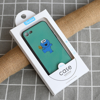 Boîte d'emballage universelle de cas de téléphone portable imprimée personnalisée paquet de luxe de cas de téléphone portable avec fenêtre pour Iphone