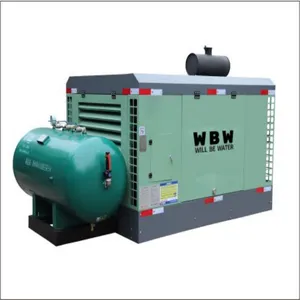 250CFM 8m3/min 8bar Diesel Air Compressor For Sell