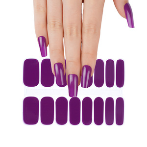 Autocollants pour ongles en Gel coloré, 16 bandes, séries SG, manucure d'<span class=keywords><strong>hiver</strong></span>, couleurs unies, avec lumière UV, prix d'usine - Product Image 6