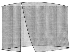 Mosquitera de gasa para patio exterior, paraguas romano portátil, recto, gasa - Product Image 5