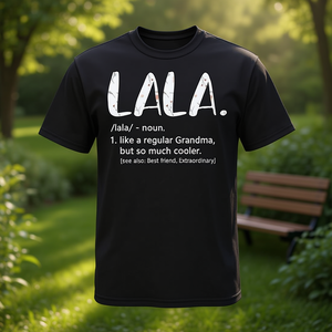 Camiseta Lala Cute Grandma para abuelas y mejores amigas - Product Image 3