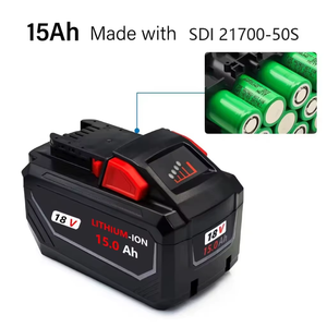 Paquete de Batería de Repuesto de Iones de Litio de 8Ah 9Ah con Kit Combinado de Cargador de 18V Recargable para Herramientas Eléctricas - Product Image 5