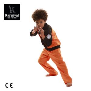Disfraz de Ninja <span class=keywords><strong>Akatsuki</strong></span> Nube Roja al por Mayor, Traje Naranja, Kimono, Disfraz de Halloween, Carnaval, Fiesta, Anime, Cosplay, Disfraz de Carnaval para Niños - Product Image 4