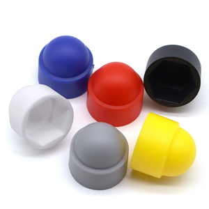 Vis hexagonale boulon écrou capuchon décoratif hexagone extérieur PE Nylon plastique écrou capuchon rond en plastique écrou couvercle antirouille housse de protection - Product Image 3