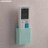Étagère murale de rangement en PP A196, sans perçage, créative, pour télécommande