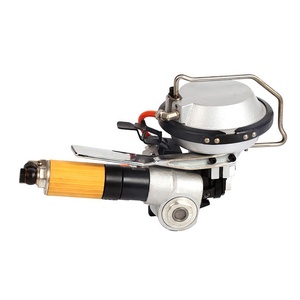 Paquete de mano Cinturón de acero Máquina de herramientas de flejado de un solo paso Máquina <span class=keywords><strong>flejadora</strong></span> neumática de alta fuerza de tensión - Product Image 2