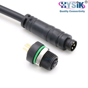 สายแพทช์คอร์ดแบบตรงกันข้ามตัวผู้ต่อกับตัวเมีย M8 กันน้ำ ขนาด 24AWG - Product Image 5