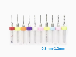 10 cái jingsen tungsten carbide Micro Khoan Bits Set <span class=keywords><strong>CNC</strong></span> Máy khắc End Mill Cutter PCB bảng mạch khắc công cụ - Product Image 6