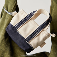 Tas Tote Mini, Kantong Airpods, Dompet Koin, Gantungan Kunci, Dompet Kartu ID, Gantungan Tas untuk Hadiah