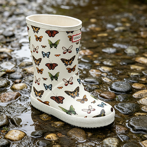 Stivali da Pioggia Impermeabili Unisex per Bambini, Antiscivolo e Leggeri, Asciugatura Rapida per Tutte le Stagioni, Stivali Wellington - Product Image 2