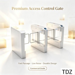 Tornello a barriera oscillante RFID in acciaio inox SUS304 per controllo accessi in palestre, uffici, edifici, metropolitane e aeroporti - Product Image 4