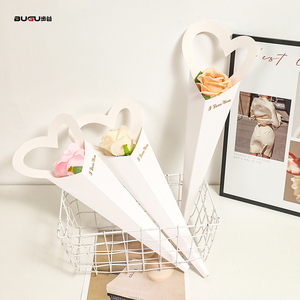 Emballage de rose unique en forme de coeur je t'aime boîte à fleurs pour anniversaire de mariage Saint Valentin - Product Image 2