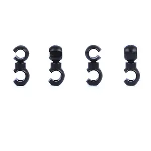 10 pièces risque vélo changement câble de frein tuyau rotatif boîtier crochets S boucles Clip fil S-<span class=keywords><strong>crochet</strong></span> boîtier bien rangé support Guide organisateur - Product Image 4