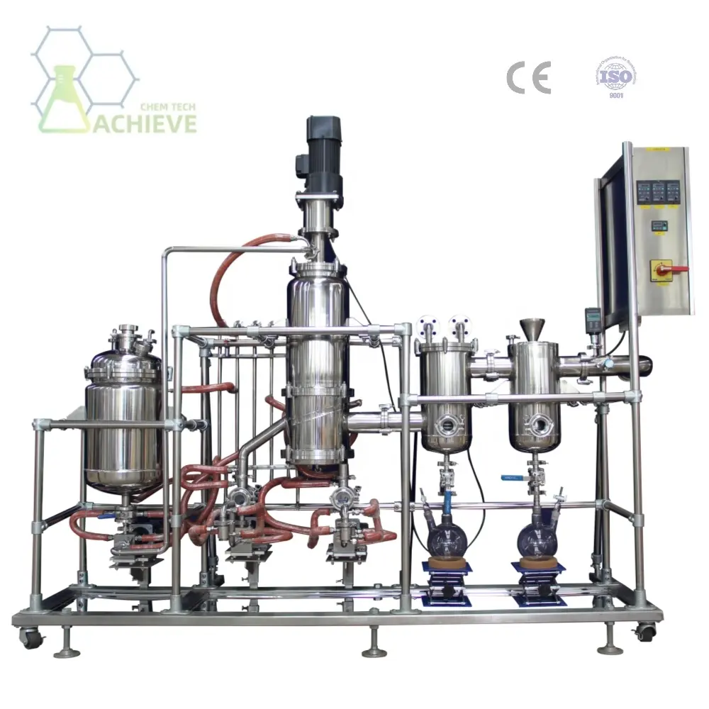 2l 5l 20l Laboratory Vacuum Short Path System Turnkey Solution Essential Oil Distillation Machine