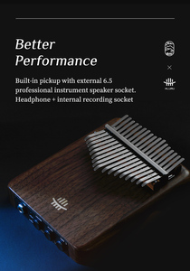 17 teclas EQ Kalimba Kimi Kalimba <span class=keywords><strong>Cega</strong></span> kalimbaProfessional Electric Kalimba Finger Piano - Product Image 3