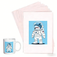 Papier de transfert par sublimation A4 pour l'impression de t-shirts, de tasses et d'oreillers en DIY