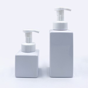 Flacon pompe carré en mousse pour nettoyant corporel avec logo personnalisé, 150 ml, 250 ml, 450 ml - Product Image 1