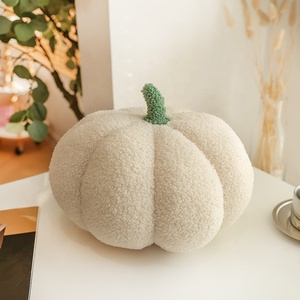 Nouveau modèle Halloween Peluche citrouille 40cm Rouge Jaune Orange Citrouille Peluche personnalisée Peluche oreiller - Product Image 2