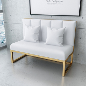 Tùy Chỉnh Châu Âu Ánh Sáng Sang Trọng Ăn Uống Ghế Đặt Vuông Gian Hàng Ghế Sofa Bàn Bằng Đá Cẩm Thạch Cho Thực Phẩm Phương Tây Quán Cà Phê Thanh Tiếp Tân Cuộc Họp - Product Image 5