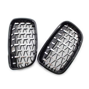 Parrilla Delantera para BMW Serie 1 F20, Plástico ABS, Forma de Meteoro, 2011-2014, Mejora de Diseño - Product Image 1