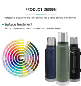 Bouteille à large ouverture isolée sous vide classique, 1.5 thermos en acier inoxydable 18/8 sans BPA pour boissons froides et chaudes - Product Image 4