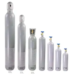 최고의 견적 고압 2L-50L 200 바 아르곤/질소/산소/헬륨/공기/sf6/co2 산업 가스 실린더 가스