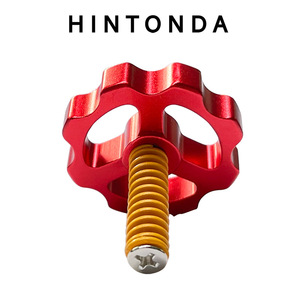 Écrou de nivellement de lit d'imprimante 3D CR10Ender3, M4, en alliage d'aluminium rouge, Kit entièrement en métal pour accessoires d'imprimante 3D CR10 Ender - Product Image 4