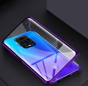 Adsorbimento magnetico Struttura In Metallo Singolo-Lato Posteriore In Vetro Temperato Caso Della Copertura Del Telefono Mobile Per <span class=keywords><strong>Xiaomi</strong></span> Per Redmi Nota <span class=keywords><strong>9s</strong></span> 9 Pro - Product Image 3