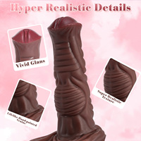 Funda de silicona súper simuladora para pene, hueca, suave, producto sexual para adultos, para aumentar el crecimiento, funda hueca para pene.