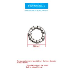 Juego de cuencos de bola de <span class=keywords><strong>horquilla</strong></span> delantera para <span class=keywords><strong>bicicleta</strong></span> de montaña, marco de cuentas, eje trasero medio delantero, rodamiento de marco de bola unido para piezas de <span class=keywords><strong>bicicleta</strong></span> de cochecito - Product Image 6