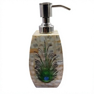 Vente directe usine – Distributeur de savon à vaisselle de style moderne, qualité supérieure, avec incrustation de nacre, écologique et facile à nettoyer - Product Image 1