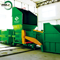 Compacteur de déchets à pression directe électrique horizontal de type split RNKJ pour la collecte et le transfert des ordures
